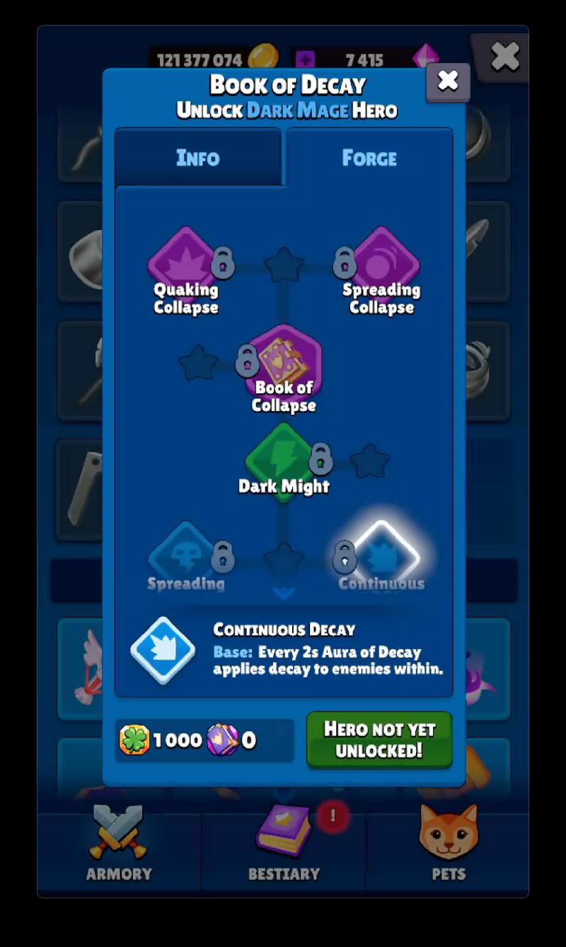Dark Mage forge