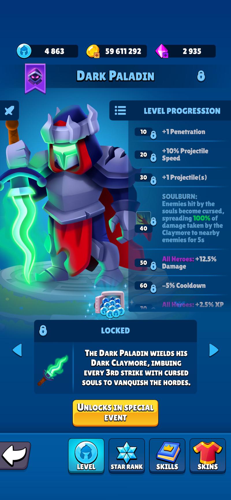 Dark Paladin dark paladin levels