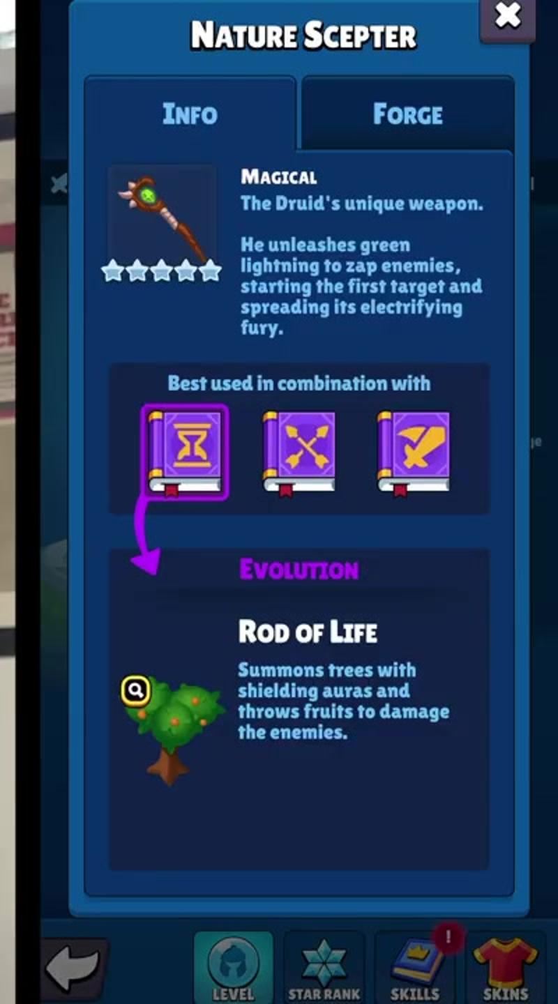 Druid weapons