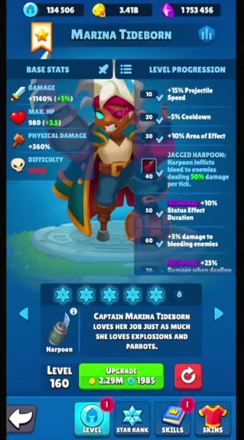 Best Marina Tideborn Builds In Heroes vs Hordes