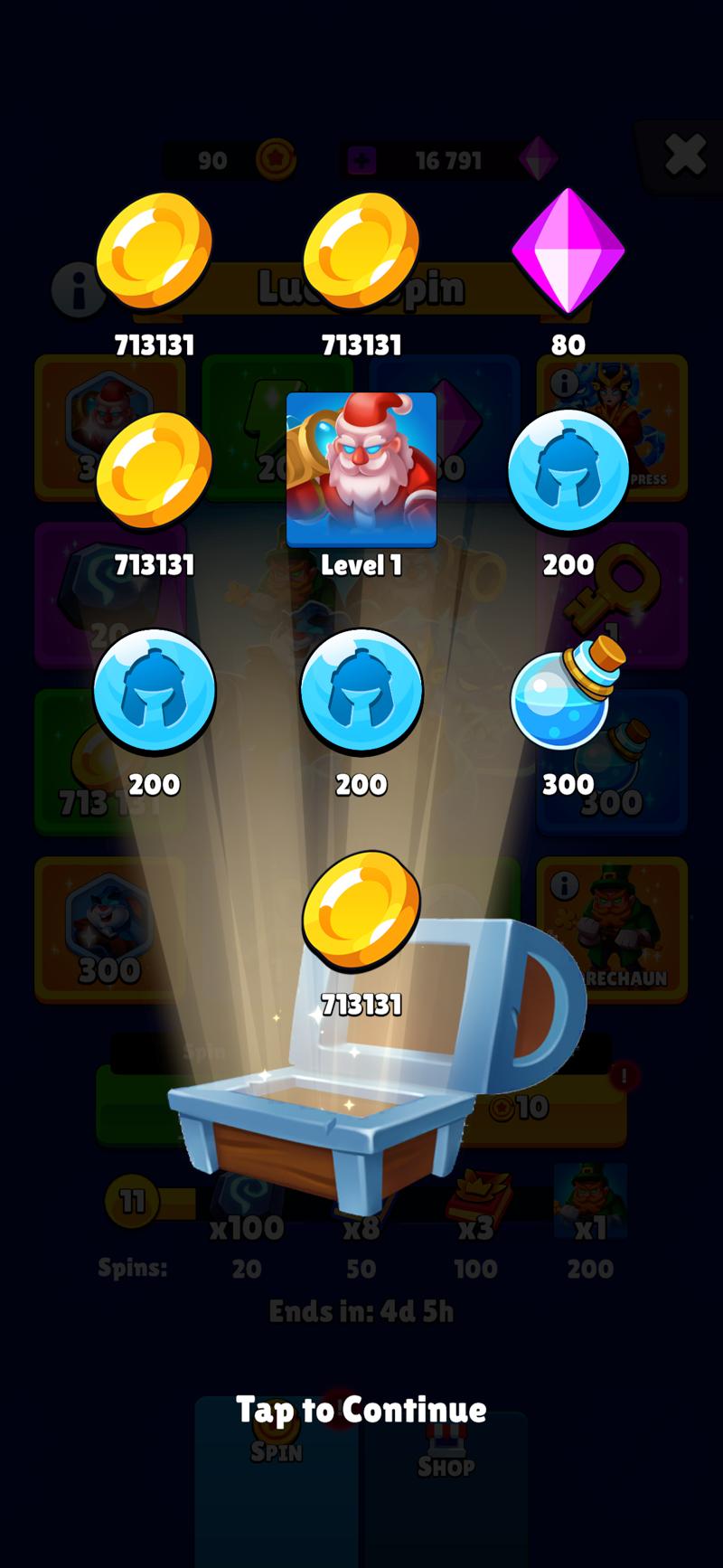 Santa santa win