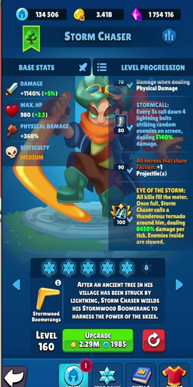 Storm Chaser globals