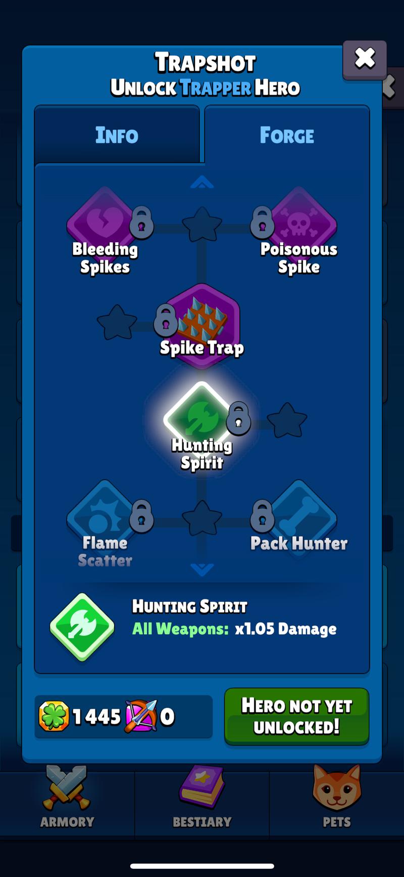 Trapper forge