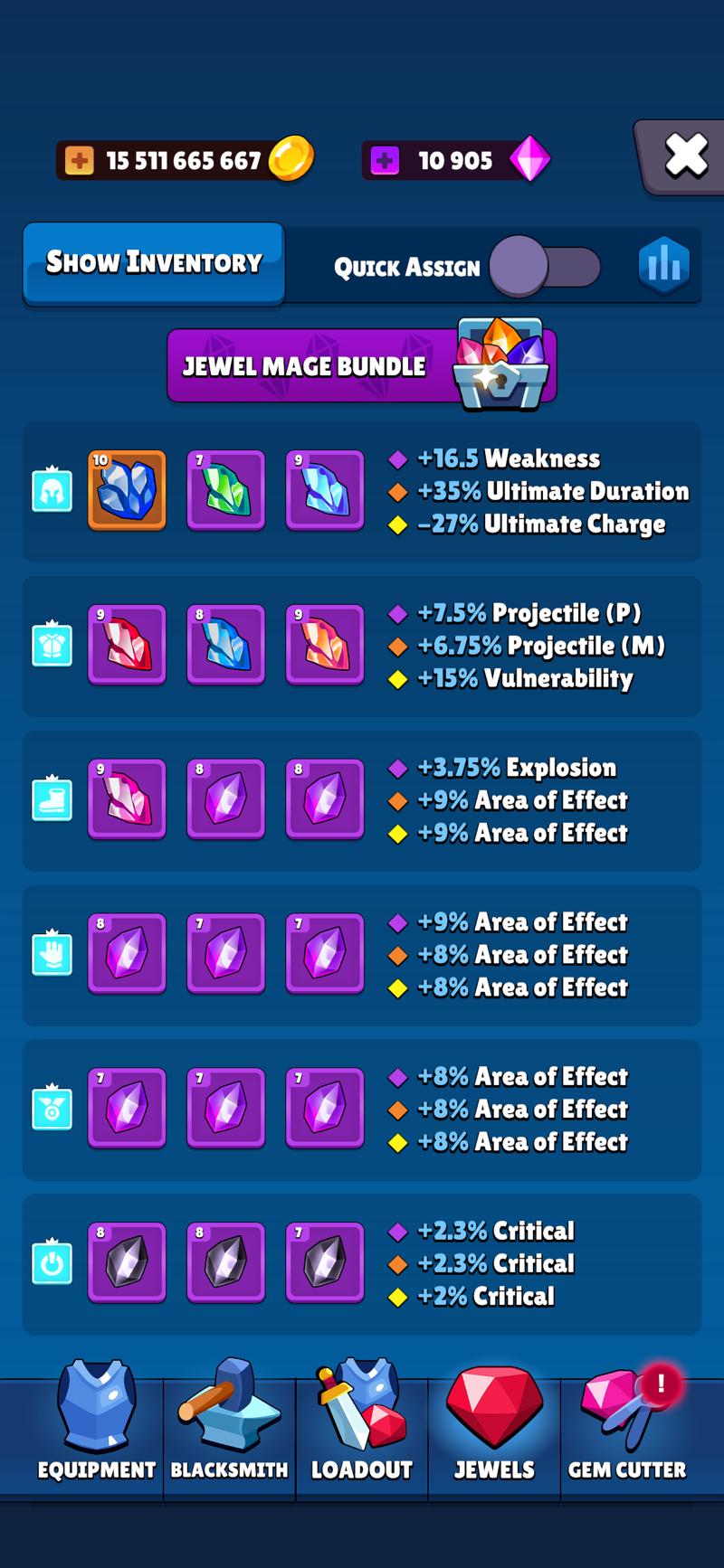 Dragons Tower jewels