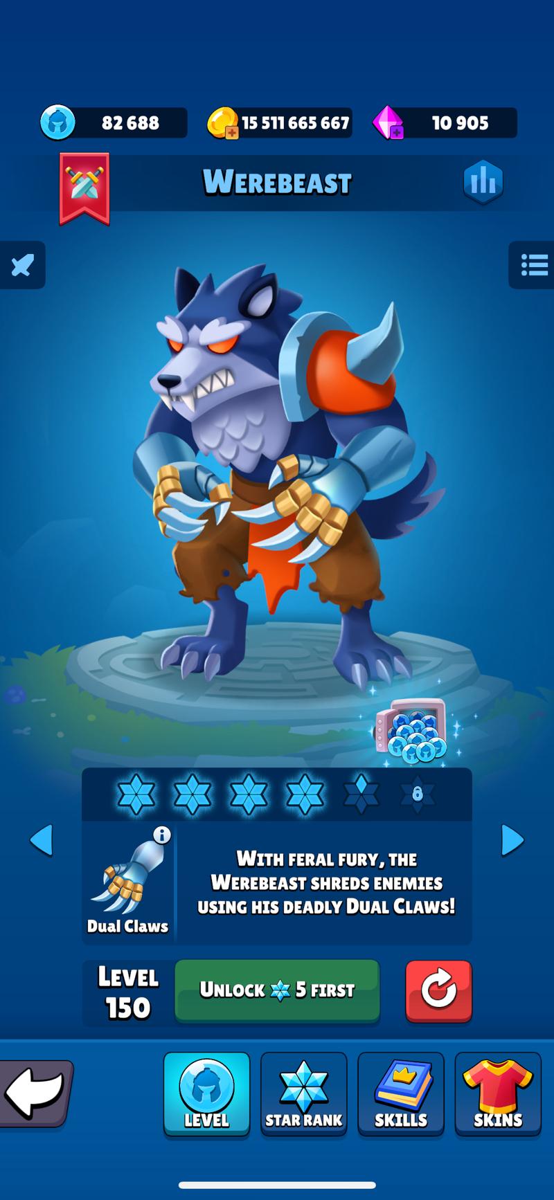 Dragons Tower werebeast