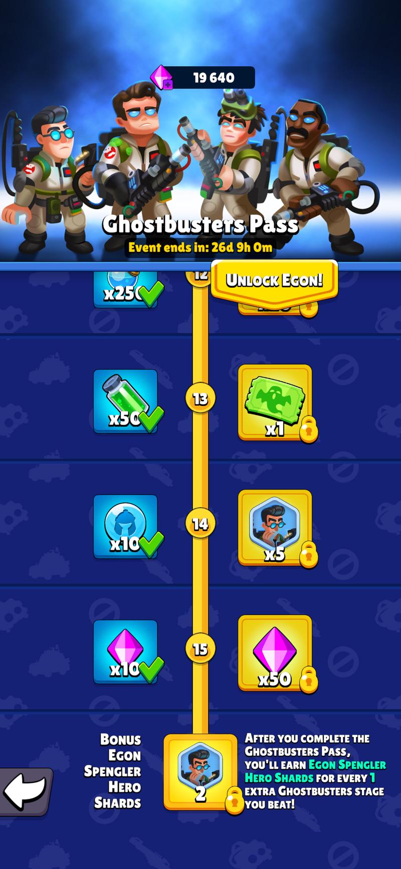 Ghostbusters Event pass