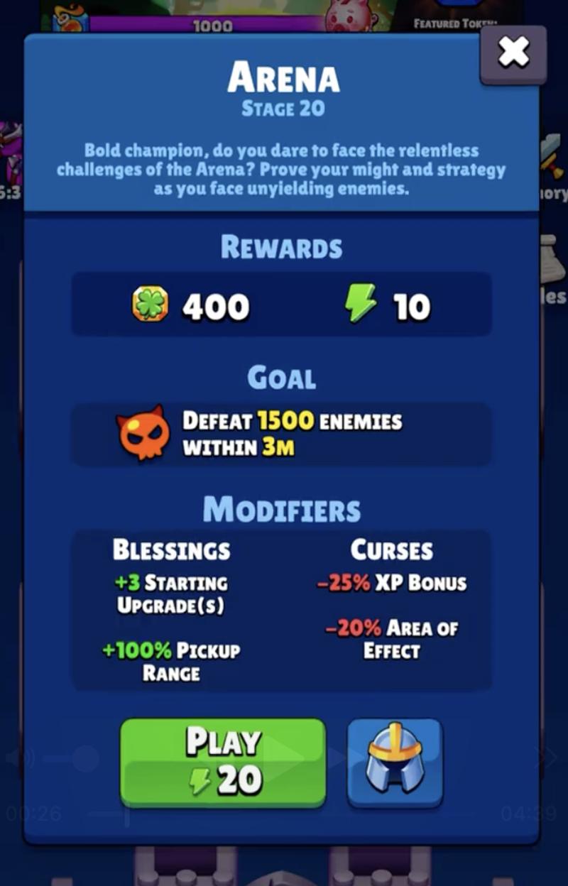 The Arena blessing curses