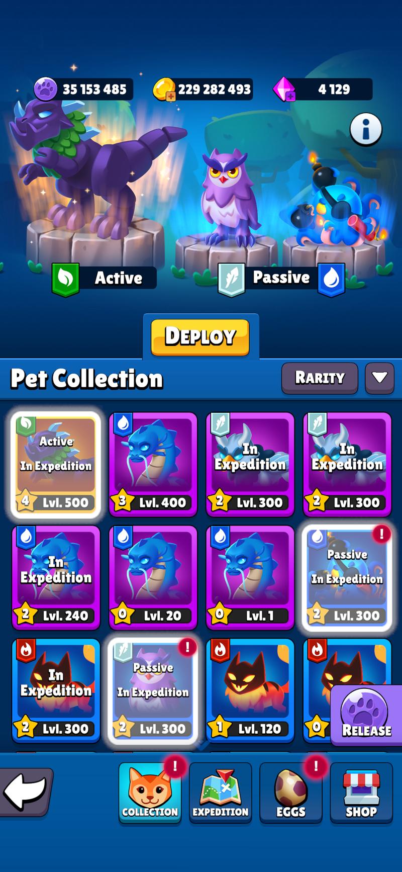 The Arena pets
